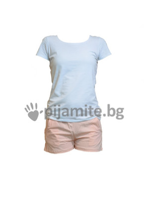 за Жени Комплект тениска с къси панталони Дамски комплект - тениска с къси панталони 048-2